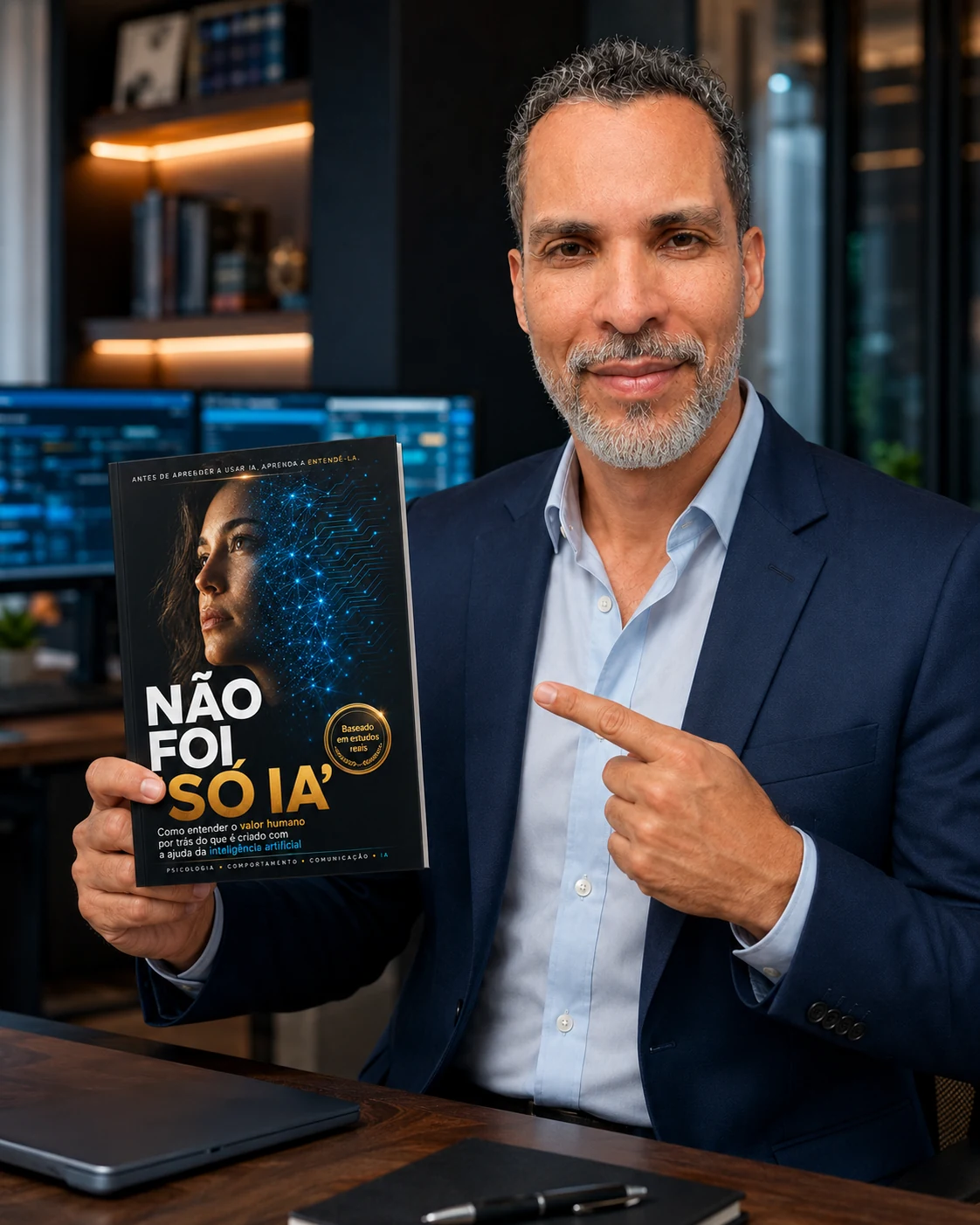 Omoteji Orile, autor do livro sobre inteligência artificial Não Foi ‘Só IA’